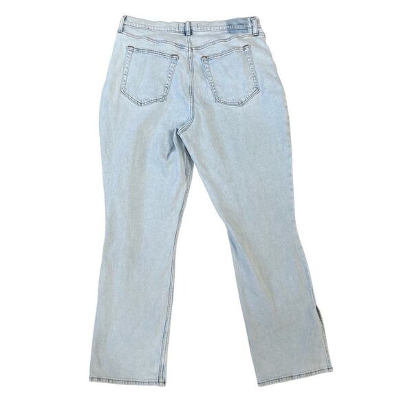 Abercrombie & Fitch Curve Love Slim Straight Ultra High Rise Jeans Size 33 16s - Picture 2 of 6